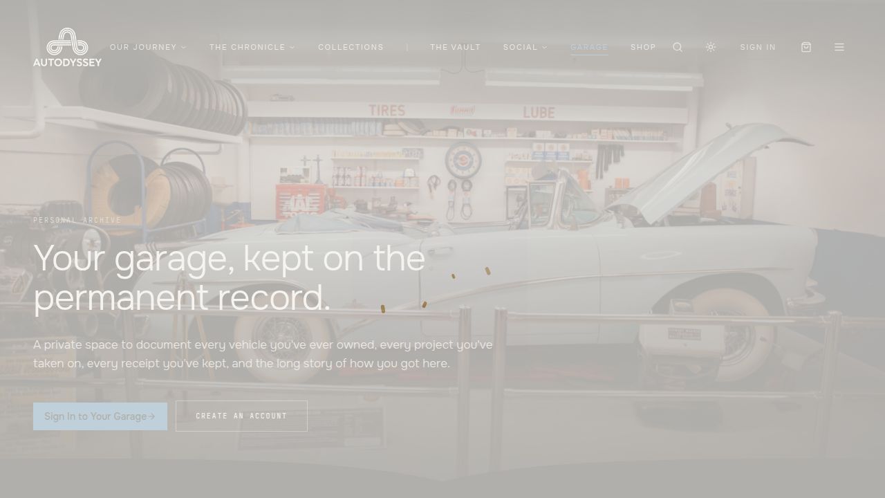 The Garage — AUTODYSSEY