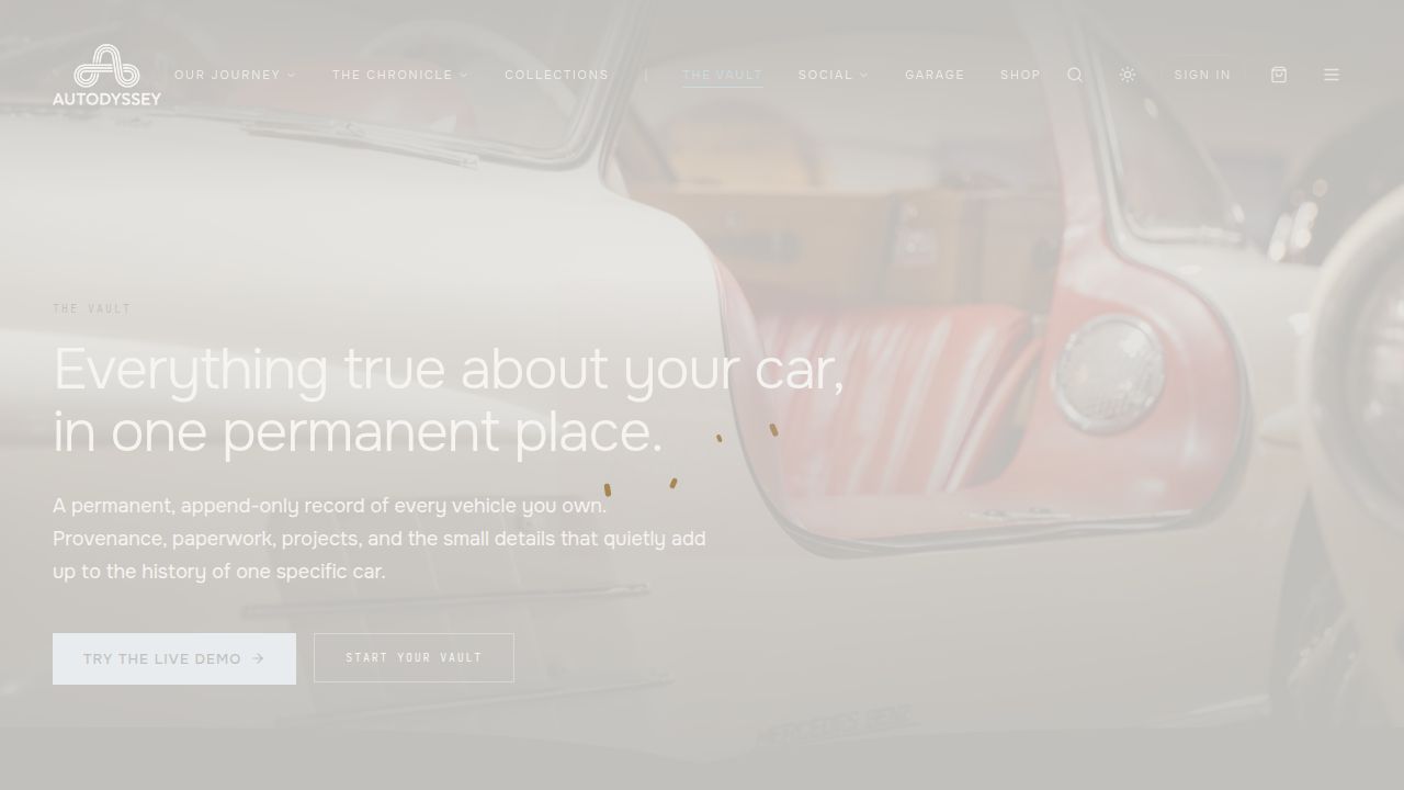 Vehicle Records — AUTODYSSEY